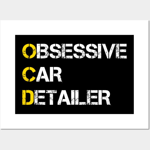 Car Detailing Car Wash Tee For Car Detailer Polisher Wall Art by TheCreekman